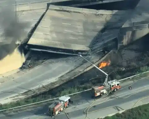 Effect of Collapsed Stretch of Interstate 95 in Philadelphia