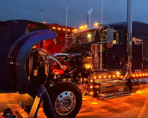 Not Too Blue 2’ Color-Changing Kenworth