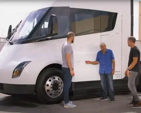 Truck Driver News - Tesla Semi: Jay Leno's Adventure and an Unanswered Question