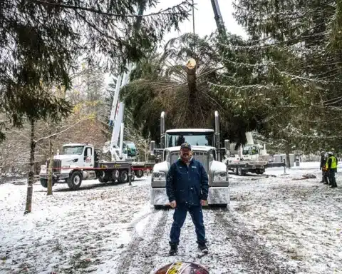 Five Million Mile Werner Driver Joins the Journey to Haul the U.S. Capitol Christmas Tree