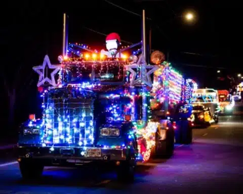 Myrtle Creek's Christmas Semi-Truck Parade