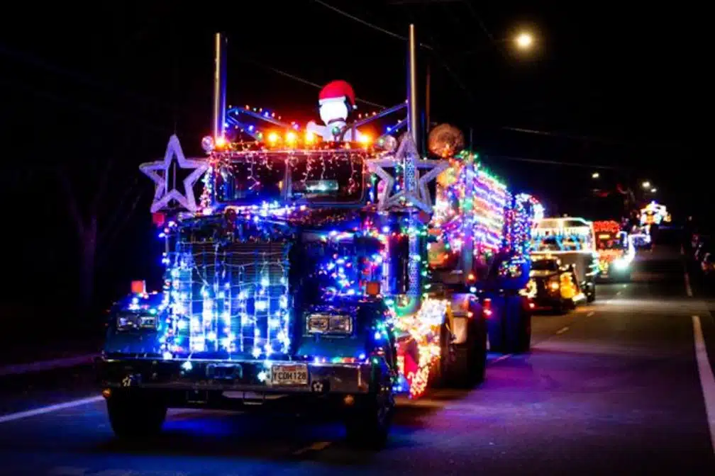 Myrtle Creek's Christmas Semi-Truck Parade