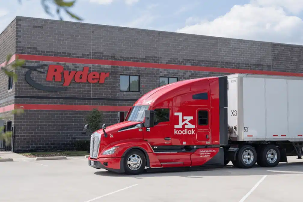 Truck Driver News - Autonomous Truckport Birthed by Ryder and Kodiak Partnership