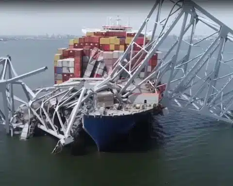 Container Ship Dali Under Wreckage - FBI Investigation Begins
