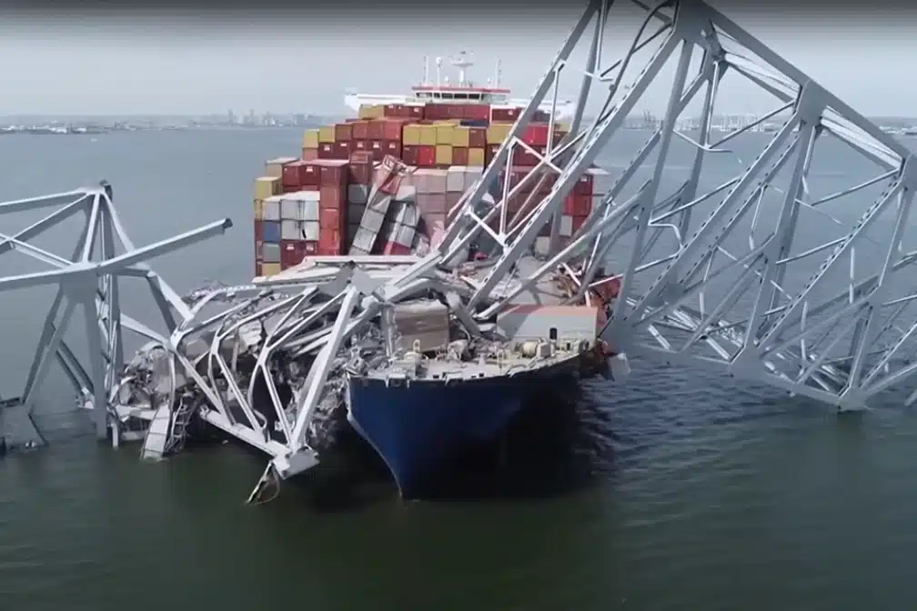 Container Ship Dali Under Wreckage - FBI Investigation Begins