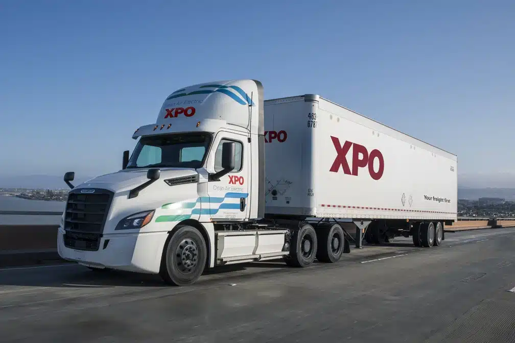 XPO Trucking - LTL Semi Truck on the Highway