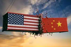 US Container Smashes into Chinese Container - Chinese EVs Made in Mexico Targeted by Biden's New Tariffs
