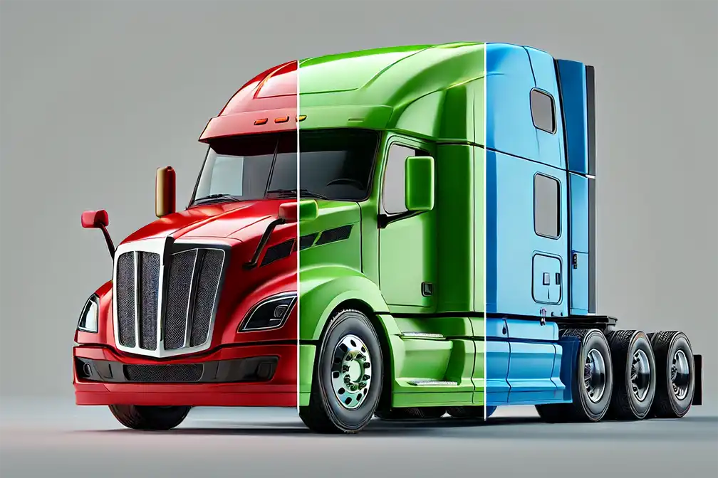 The Power of Color in the Trucking Industry - Truck Driver News Discover how truck color impacts perception in the trucking industry. Learn what different truck colors say about power, trust, luxury, and eco-friendliness.