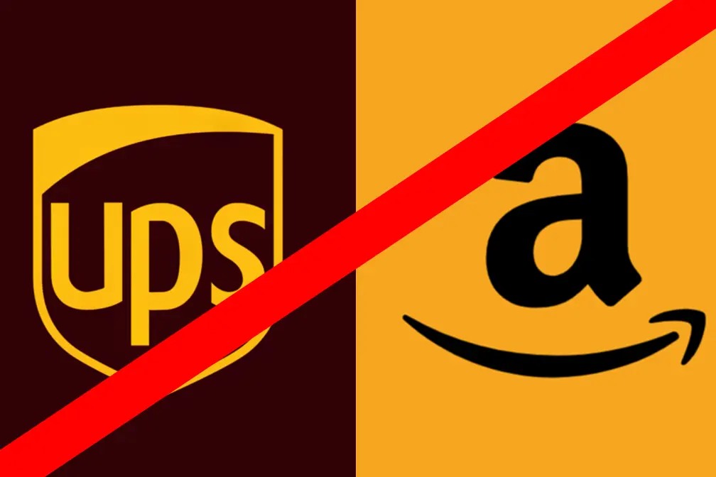 UPS to cut Amazon business by more than fifty percent.