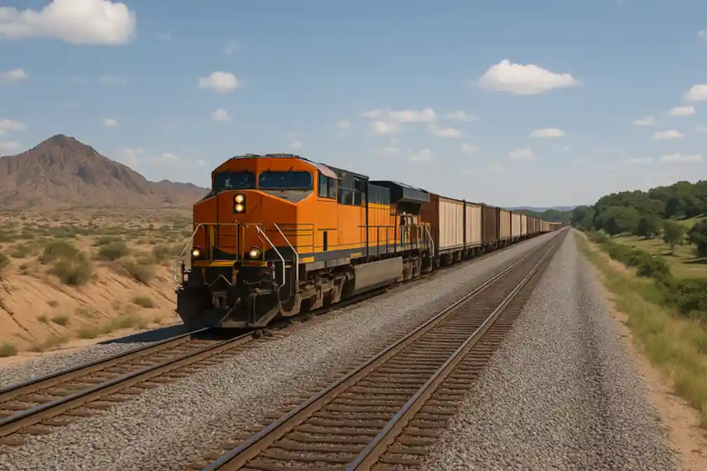 New coast-to-coast railroad will connect California to South Carolina, offering faster freight service through a Union Pacific and Norfolk Southern partnership.
