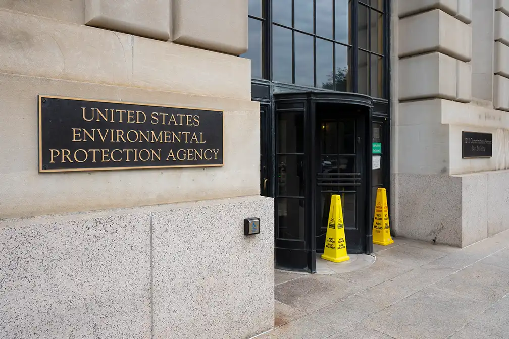 EPA blocks parts of the California Clean Truck Check rule, stopping emissions requirements for out-of-state trucks and interstate carriers.