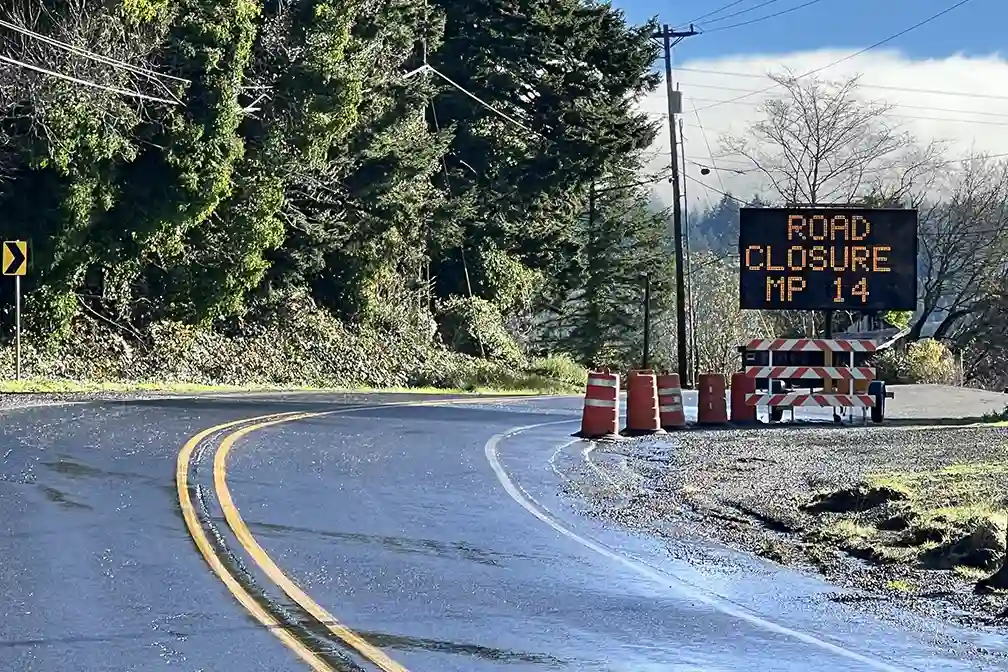 Truck Route OR 229 Shut Down by a Massive Landslide - Truck Driver News Oregon Highway 229 has been shut since a landslide wiped out the truck route in December. ODOT warns that the closure could last for years.