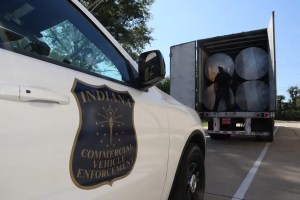 CMV enforcement in Indiana results in 752 trucks placed out of service and more than 6,400 inspections during early 2026 commercial vehicle safety efforts.
