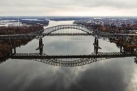 FHWA begins review of Delaware River bridge project, evaluating replacement plans, traffic flow, environmental impacts, & effects on major I-95 freight routes.