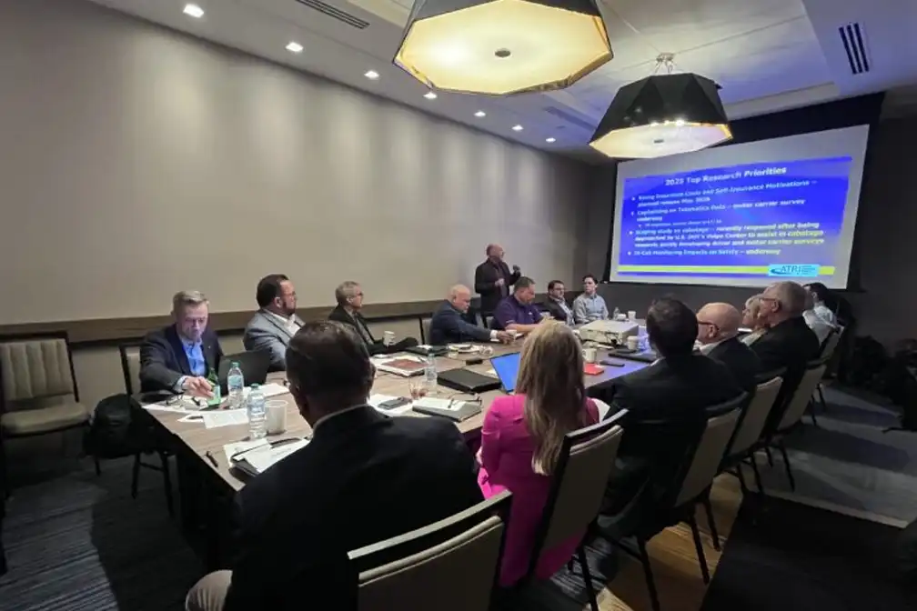 ATRI research priorities for 2026 focus on safety, insurance costs, driver training, technology use, and cabotage concerns across the trucking industry.