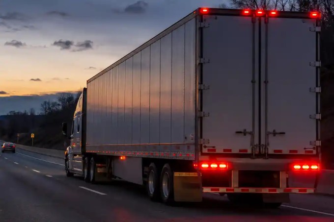 NHTSA is studying whether flashing brake lights could improve truck safety or cause distraction and lose effectiveness after repeated exposure.