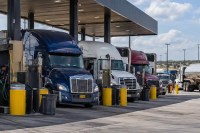 Texas eases dyed fuel and some truck weight rules as the diesel shortage drives up costs and puts added pressure on independent truck drivers.