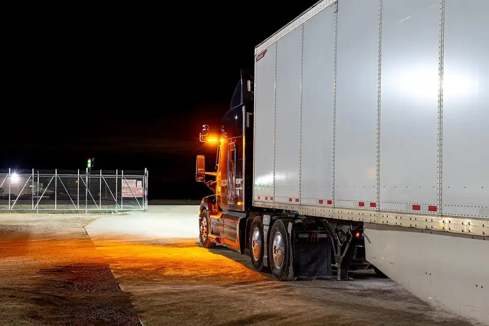 FMCSA grants Aurora a five-year exemption allowing Autonomous Trucks to replace roadside warning triangles with cab-mounted beacons under new safety conditions.